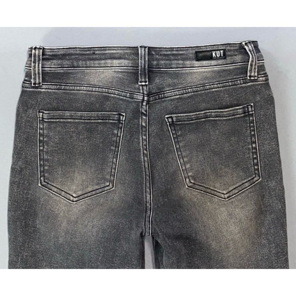 KUT From The Kloth Connie Fab AB Ankle Skinny Fray Stretch Denim Jeans. Size 6. - Picture 9 of 9
